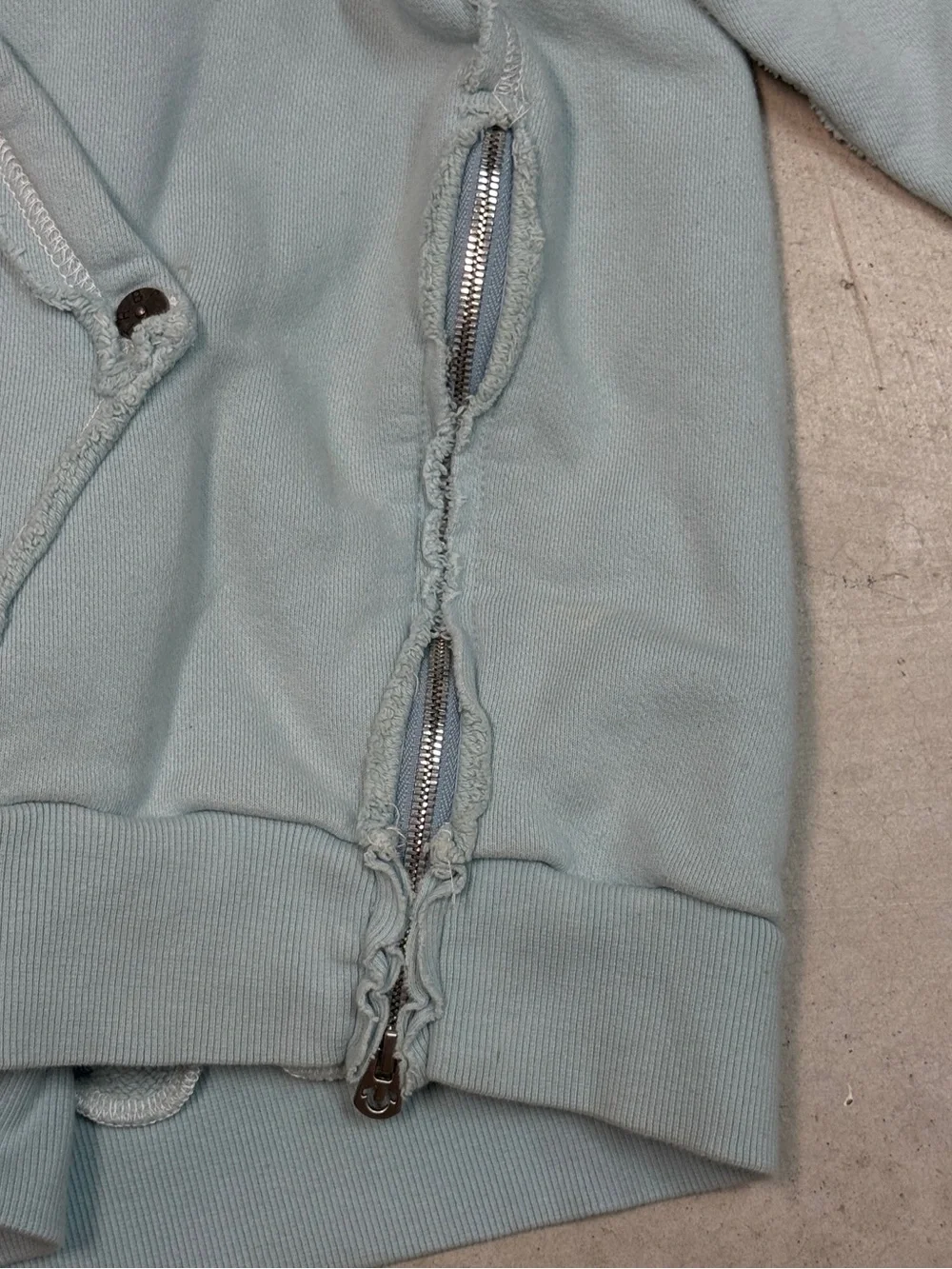 True Religion Blue Airbrush Graphic Hoodie “Exactly What You Think It Is”